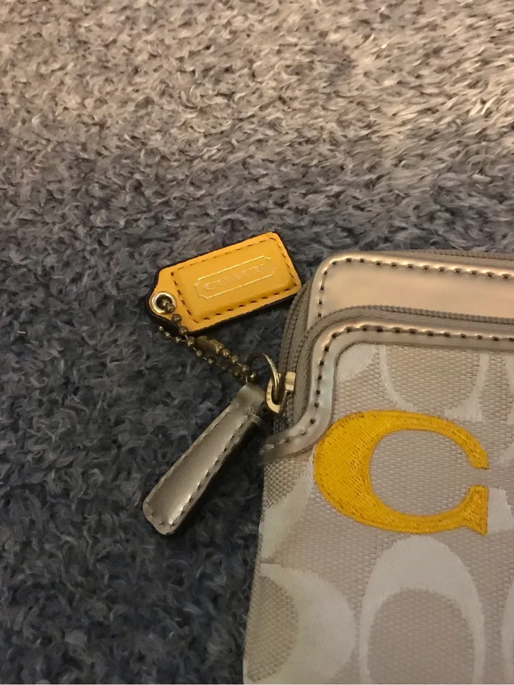 Coach Signature C Color Print Wristlet